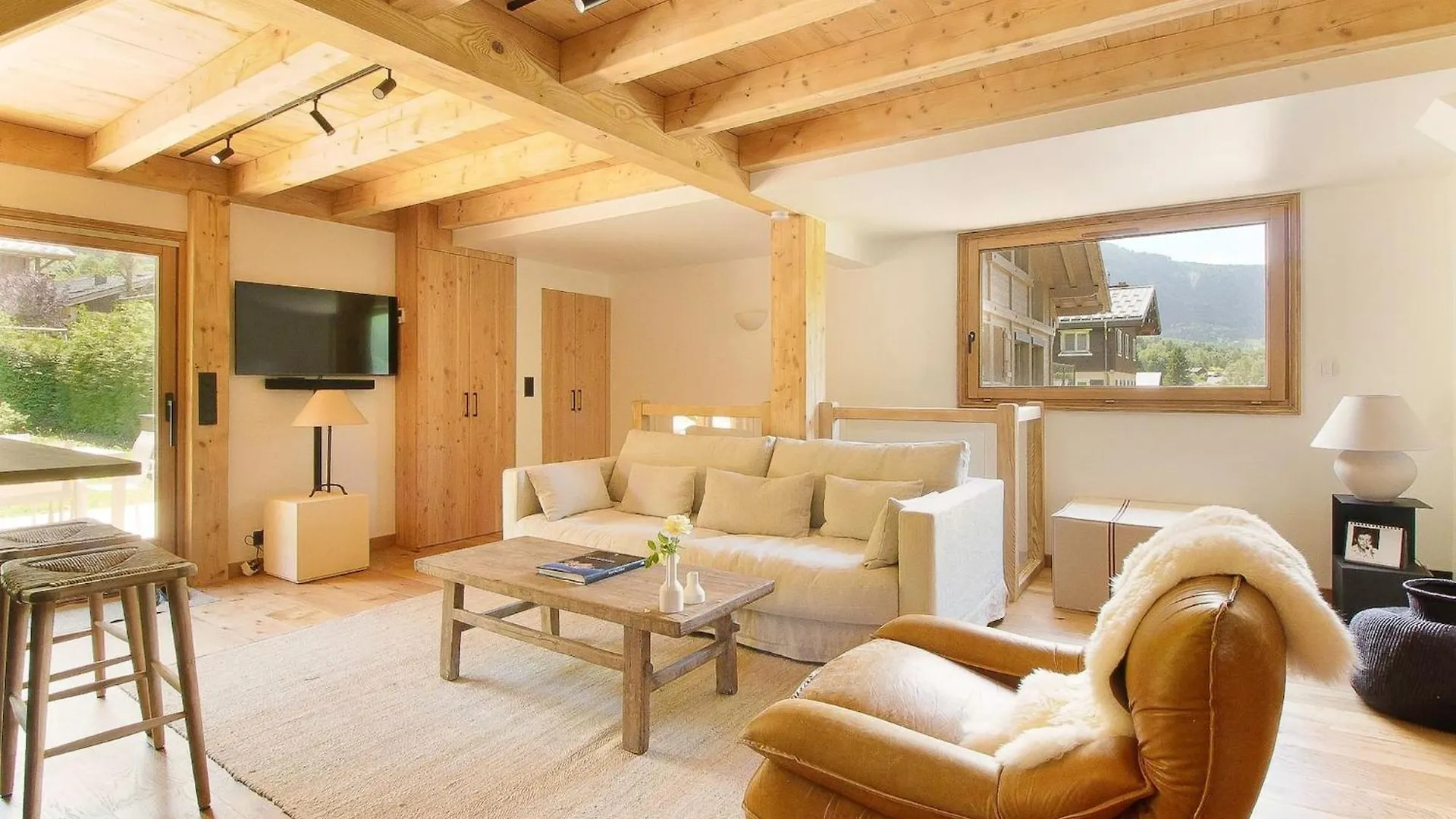 Chalet Bechar - 8Pax Renove - Garden - Sauna - Jacuzzi - Vue Sur La Chaine Du Mont-Blanc Les Houches France